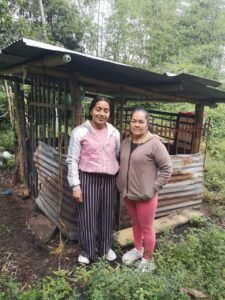 Erika Liliana Ortiz y Rosa Mary Zuñiga corregimiento la venta-vereda la viuda- grupo zona la viuda-Unidad productiva cerdos de engorde